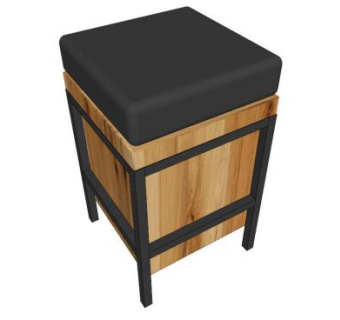 装饰凳子su模型下载_sketchup草图大师SKP模型