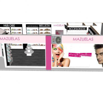 现代彩妆店面SU模型下载_sketchup草图大师SKP模型