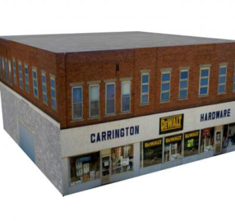 计算机硬件店铺SU模型下载_sketchup草图大师SKP模型