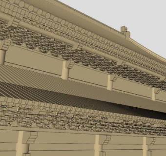 檐口su模型下载_sketchup草图大师SKP模型