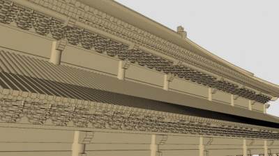 檐口su模型下载_sketchup草图大师SKP模型