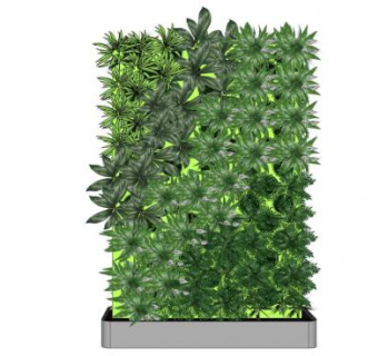 草墙su模型下载_sketchup草图大师SKP模型