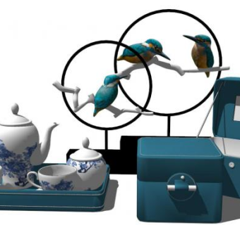 室内陈设艺术su模型下载_sketchup草图大师SKP模型