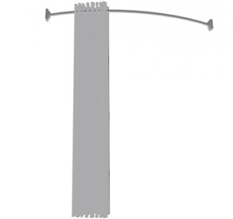 弧形窗帘su模型下载_sketchup草图大师SKP模型