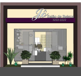 现代小型理发店SU模型下载_sketchup草图大师SKP模型