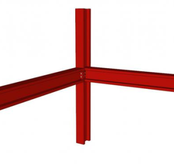 工字钢结构su模型下载_sketchup草图大师SKP模型