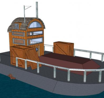 船头su模型下载_sketchup草图大师SKP模型
