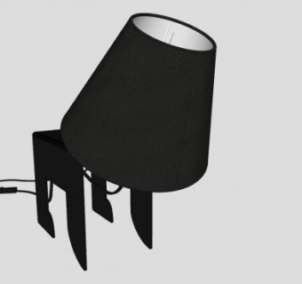 小狗桌灯SU模型下载_sketchup草图大师SKP模型