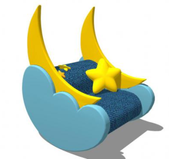 儿童摇摆椅su模型下载_sketchup草图大师SKP模型