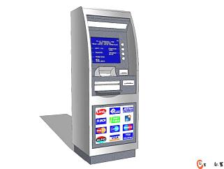 现代ATM<em>机设备</em>SU模型下载_sketchup草图大师SKP模型