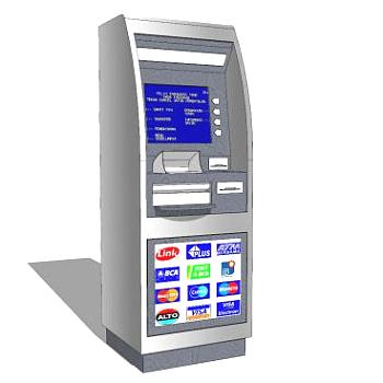 现代ATM<em>机设备</em>SU模型下载_sketchup草图大师SKP模型