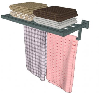 浴巾su模型下载_sketchup草图大师SKP模型