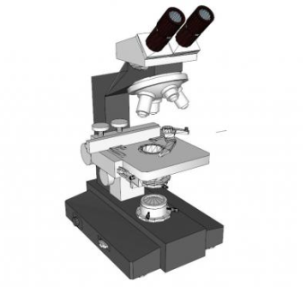 显微镜su模型下载_sketchup草图大师SKP模型