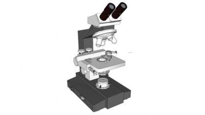 显微镜su模型下载_sketchup草图大师SKP模型