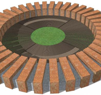 室外雨水篦子su模型下载_sketchup草图大师SKP模型