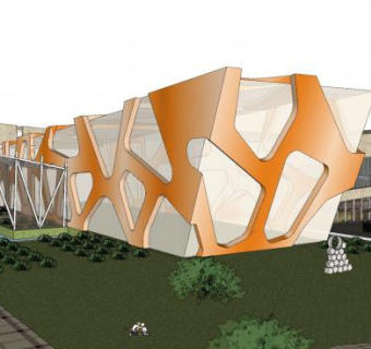 万科地产售楼处SU模型下载_sketchup草图大师SKP模型