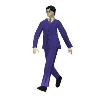 现代男士人物SU模型下载_sketchup草图大师SKP模型