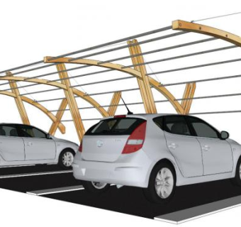 汽车遮阳棚su模型下载_sketchup草图大师SKP模型
