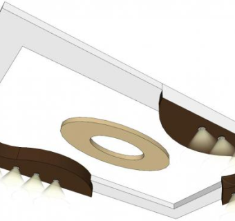 吊顶设备su模型下载_sketchup草图大师SKP模型