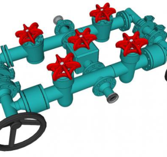 污水处理设备su模型下载_sketchup草图大师SKP模型