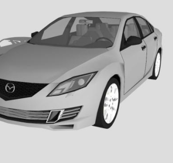 新马自达小车的SKP模型设计_su模型下载 草图大师模型_SKP模型