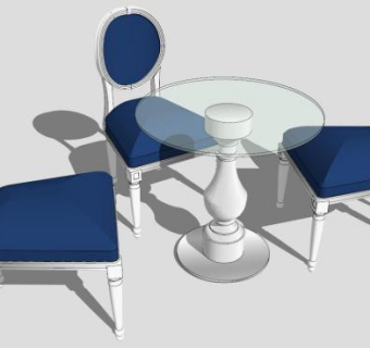 休闲椅子su模型下载_sketchup草图大师SKP模型