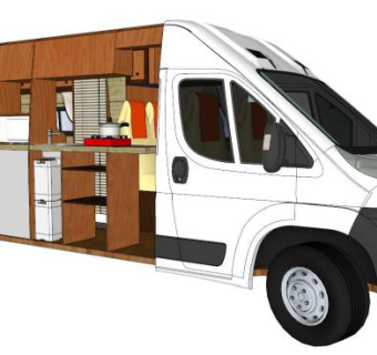 房车露营地su模型下载_sketchup草图大师SKP模型