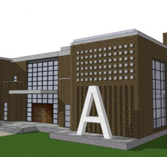 300平别墅su模型下载_sketchup草图大师SKP模型