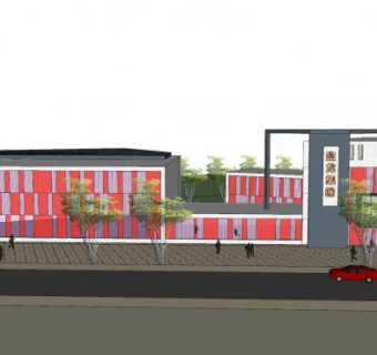 盘龙地产售楼处下载_sketchup草图大师SKP模型