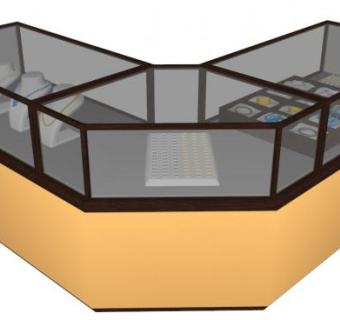 珠宝柜台su模型下载_sketchup草图大师SKP模型