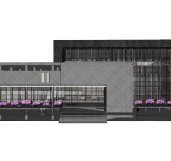 首创国际城售楼处SU模型下载_sketchup草图大师SKP模型