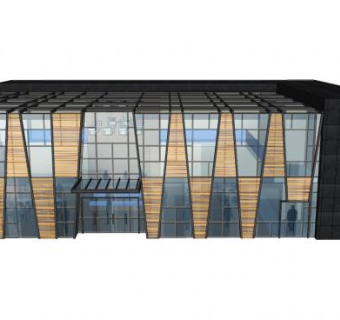 嘉会城售楼处SU模型下载_sketchup草图大师SKP模型