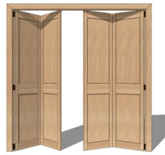 电动折叠门su模型下载_sketchup草图大师SKP模型