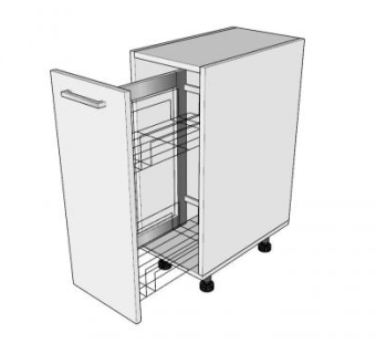 厨房抽拉式餐具柜SU模型下载_sketchup草图大师SKP模型