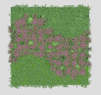 垂直绿化绿植墙SU模型下载_sketchup草图大师SKP模型