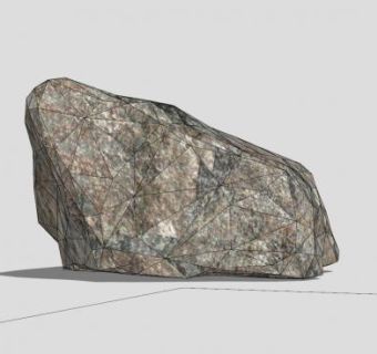砾石岩石SU模型下载_sketchup草图大师SKP模型