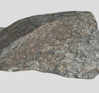 砾岩石块SU模型下载_sketchup草图大师SKP模型