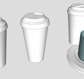 奶茶杯su模型下载_sketchup草图大师SKP模型