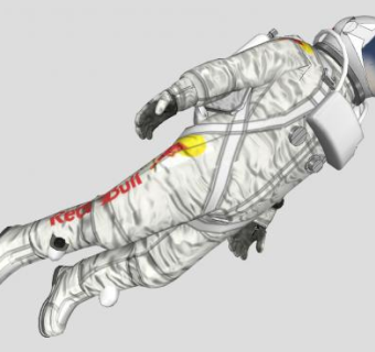 现代漂浮宇航员SU模型下载_sketchup草图大师SKP模型