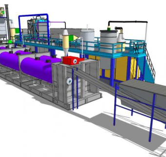 一体化污水处理设备su模型下载_sketchup草图大师SKP模型
