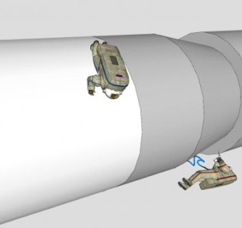 舱外宇航员SU模型下载_sketchup草图大师SKP模型