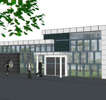 售楼咨询厅建筑SU模型下载_sketchup草图大师SKP模型