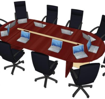 报告厅椅子su模型下载_sketchup草图大师SKP模型