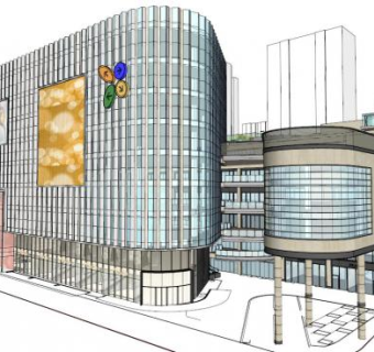 精品超市su模型下载_sketchup草图大师SKP模型