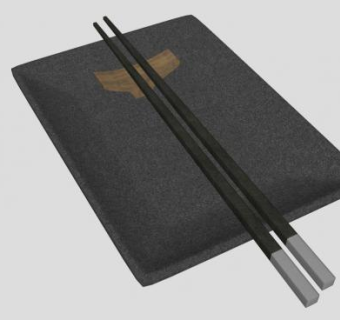 筷架su模型下载_sketchup草图大师SKP模型