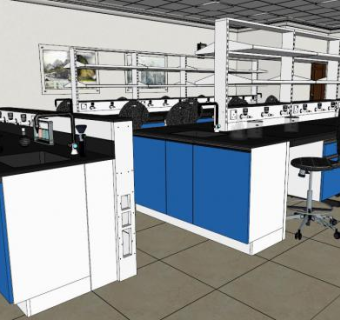 试验台su模型下载_sketchup草图大师SKP模型