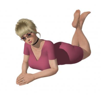 3D漂亮女教师sketchup模型下载_sketchup草图大师SKP模型