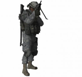 现代特战队员SU模型下载_sketchup草图大师SKP模型