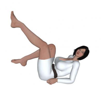 现代黑发女士SU模型下载_sketchup草图大师SKP模型