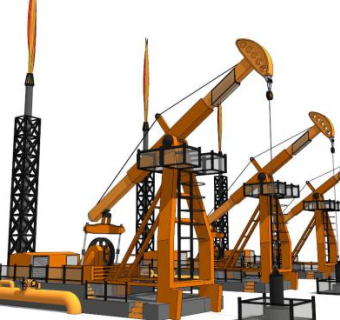 采油机su模型下载_sketchup草图大师SKP模型